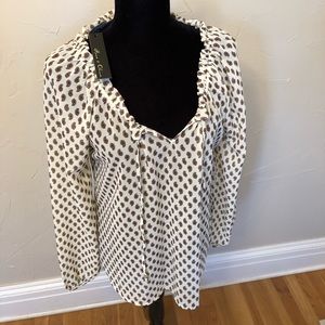 NWT Paisley Print Blouse